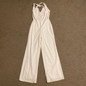 NWT cross halter neck jumpsuit